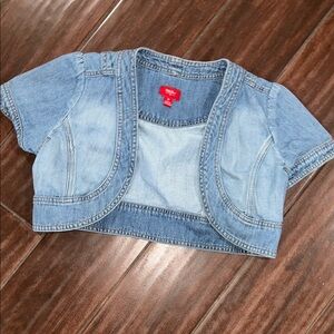 Chic Light Blue Kids Jean Jacket